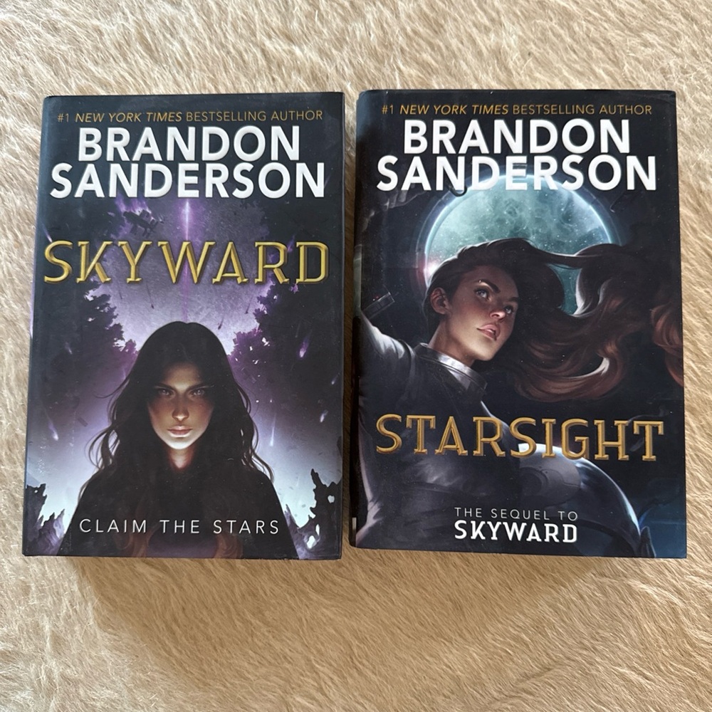 Brandon Sanderson Skyward + Starsight Hardcover Set Hardcover First Edition